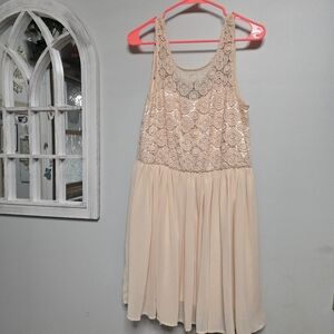 Crochet Top Tank Dress